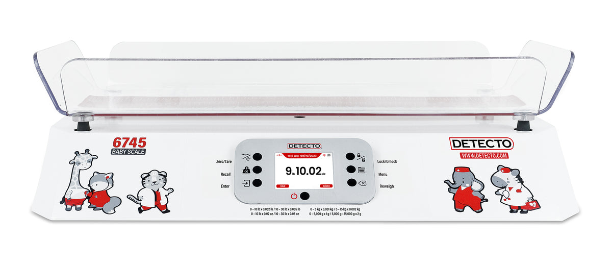 Detecto 6745 Digital Baby Scale with Touchscreen - view 2