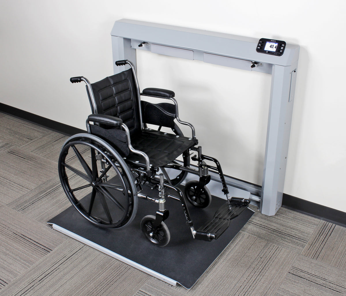 Detecto 7550 Wall-Mount Fold-Up Wheelchair Scale - view 3