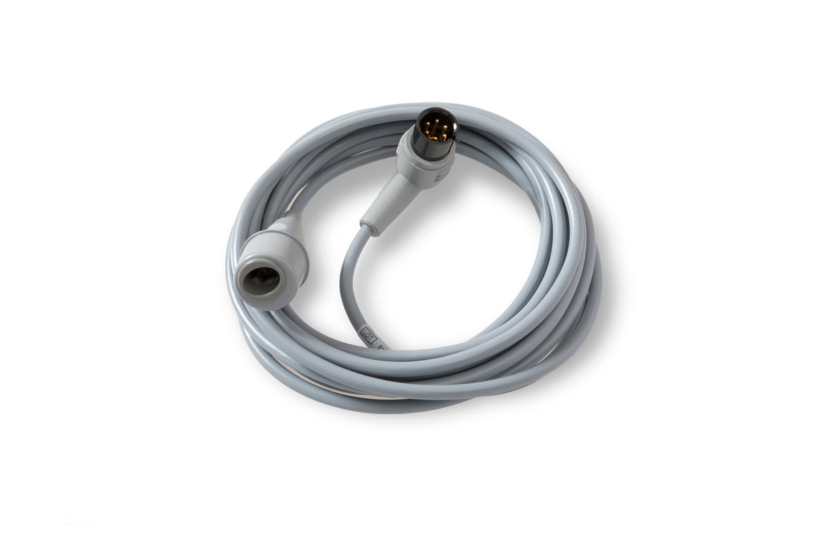 ZOLL IBP Transducer Cable, Right-Angle, Edwards – Propaq MD / X Series (8300-0787-01)