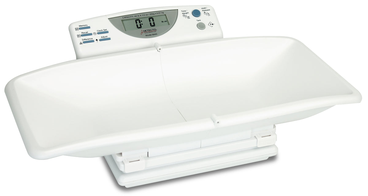 Detecto 8440 Pediatric Digital Scale with Tray - view 2