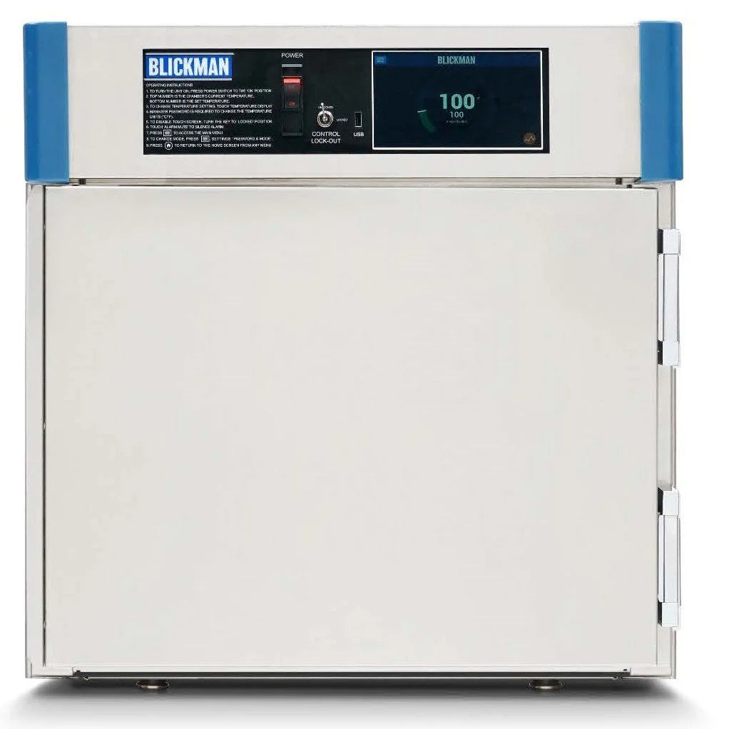 Blickman 8927TS compact tabletop warming cabinet, touchscreen, stainless door