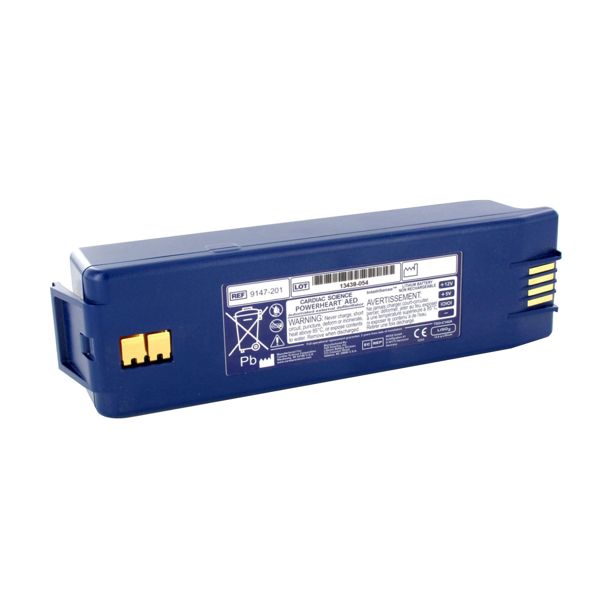 ZOLL Powerheart G3 AED IntelliSense Lithium Battery, TSO-C142A Certified (9147-201-TSO)