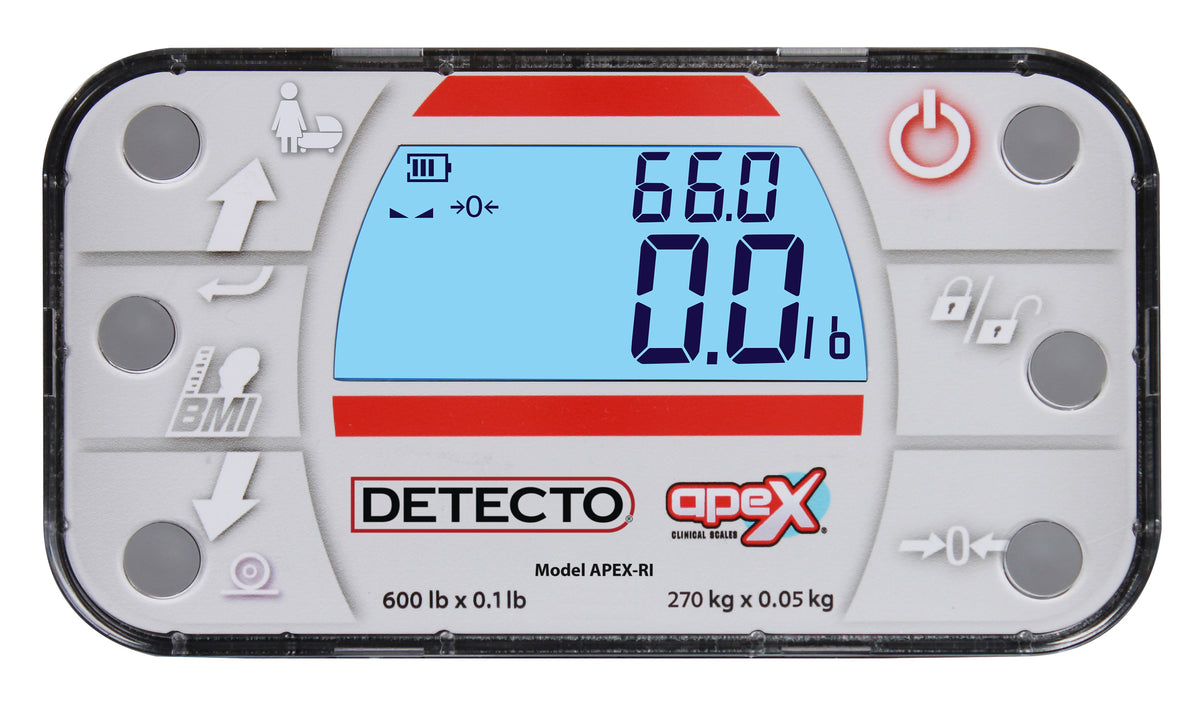 Detecto APEX-RI Portable Digital Scale with Remote Indicator - view 3