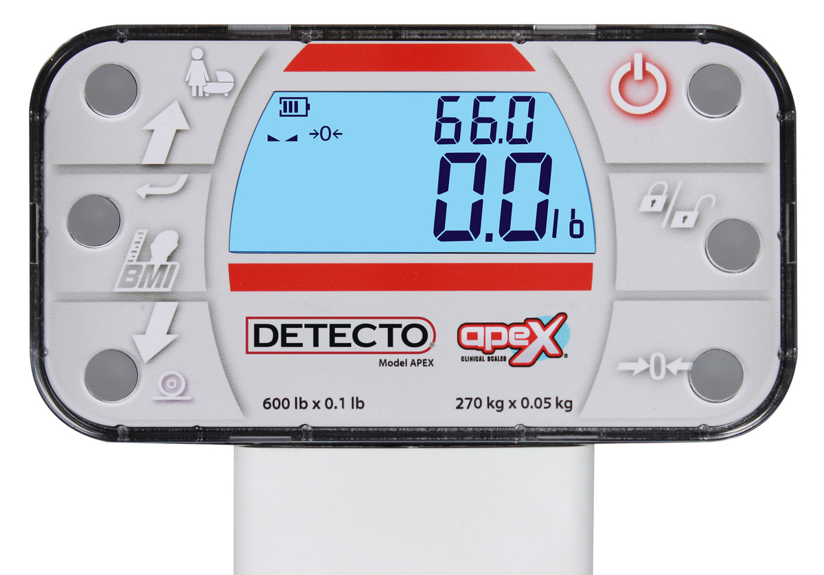 Detecto apex Digital Clinical Scale with Height Rod - view 4