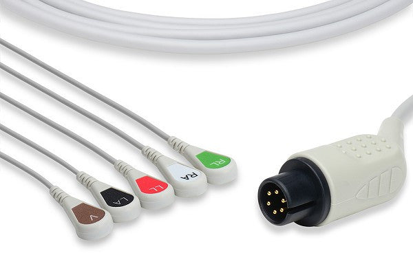 Cables & Sensors AAMI Compatible Direct-Connect ECG Cable