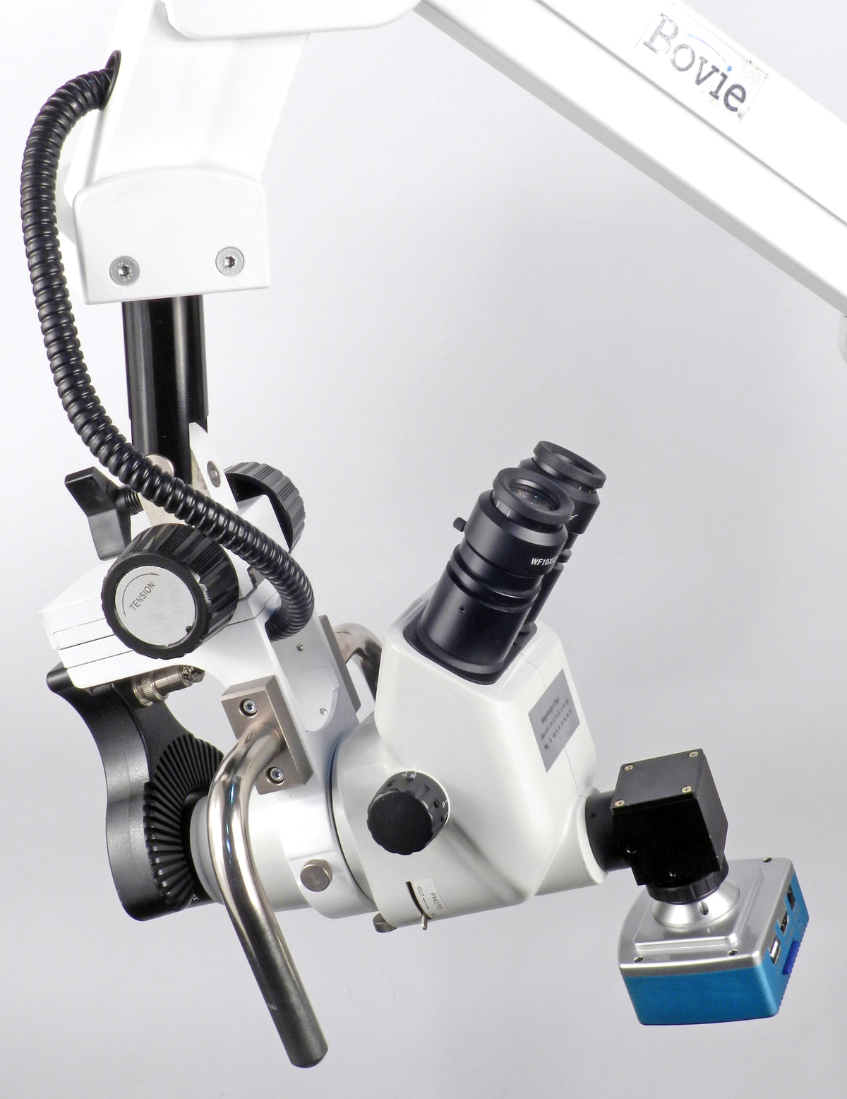 Bovie Colpo-Master I trinocular swing-arm colposcope with CS-8187 HD camera (3-leg base shown)