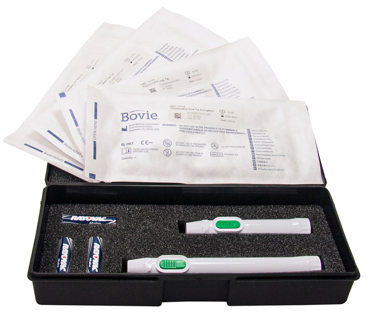 Bovie DEL2 Change-A-Tip deluxe hi/lo temp cautery kit