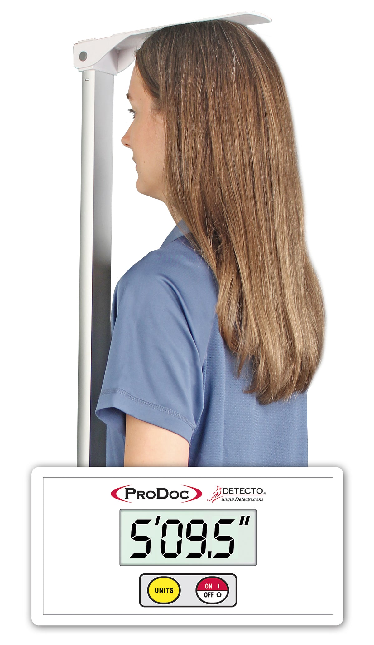 Detecto DHRWM Wall-Mount Digital Height Rod - view 2