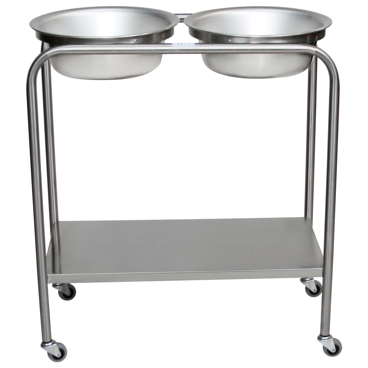 Blickman double basin solution stand