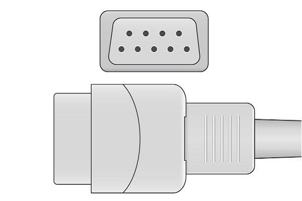 Cables & Sensors Datex Ohmeda Compatible SpO2 Adapter Cable - OXY-C3