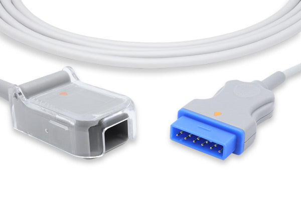 Cables & Sensors GE Healthcare > Marquette Compatible SpO2 Adapter Cable - 7 ft
