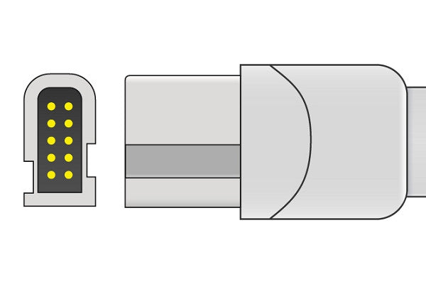 Cables & Sensors Spacelabs Compatible SpO2 Adapter Cable - 700-0906-00