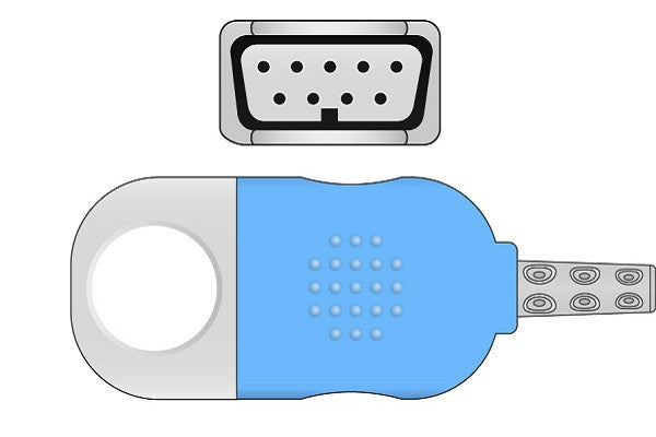 Cables & Sensors Nihon Kohden Compatible SpO2 Adapter Cable - JL-900P