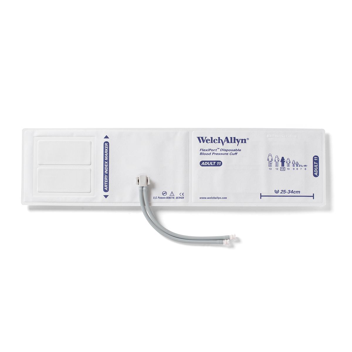 Welch Allyn FlexiPort Soft disposable blood pressure cuff (SOFT-13-2SC)