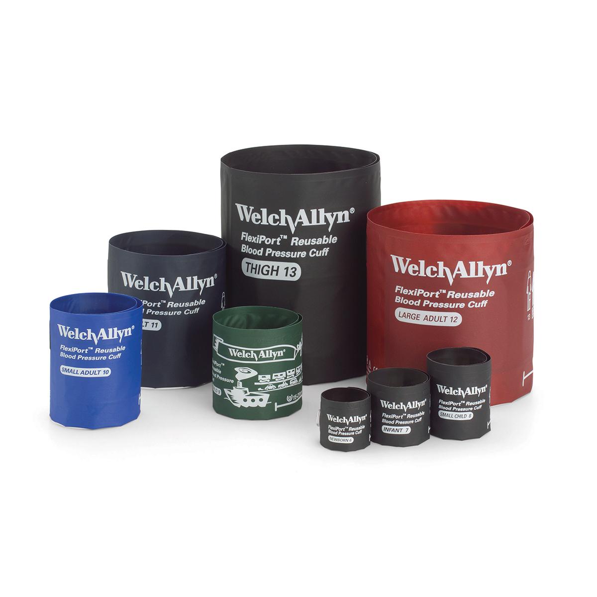 Welch Allyn FlexiPort reusable blood pressure cuff multipack (REUSE-MLT)