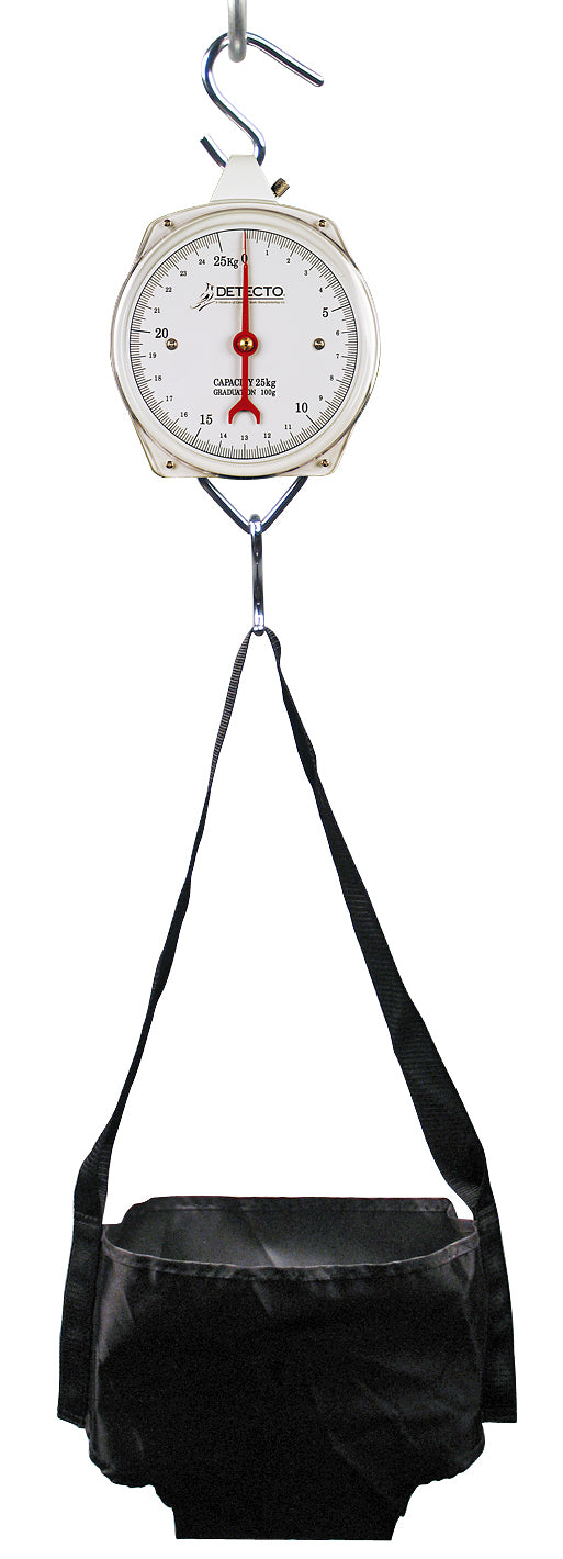 Detecto HS25KGP Hanging Dial Baby Scale with Sling Seat