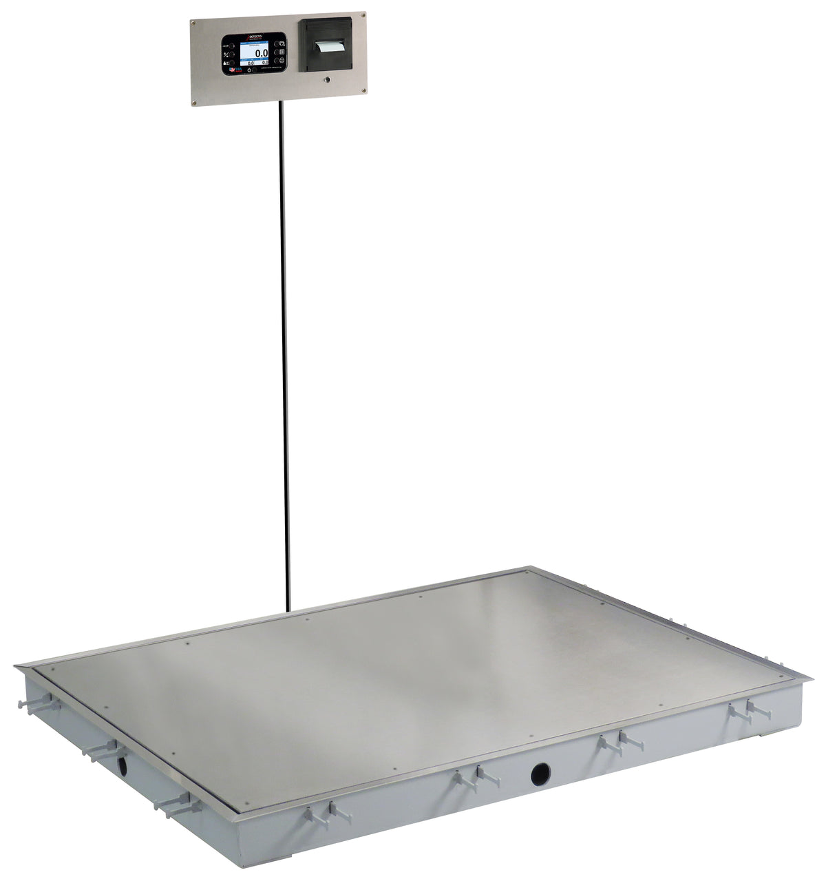 Detecto In-Floor Dialysis Scale with 855 Recessed Wall-Mount Indicator