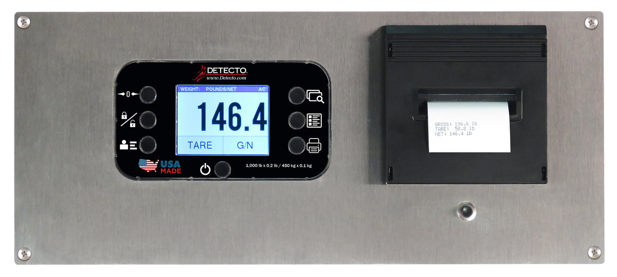 Detecto In-Floor Dialysis Scale with 855 Recessed Wall-Mount Indicator - view 5