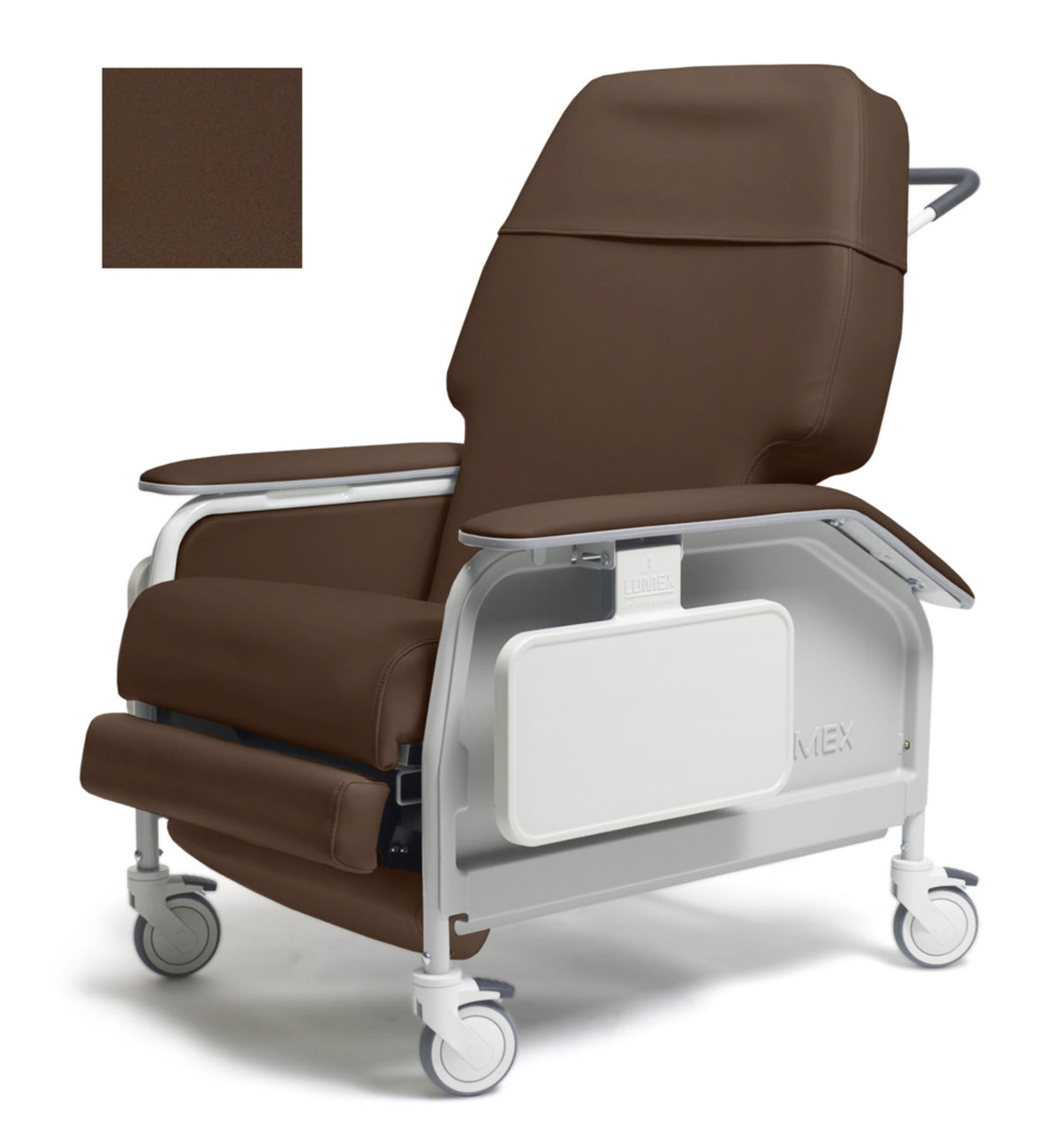 Lumex 587W Extra-Wide Clinical Care Recliner in Chestnut