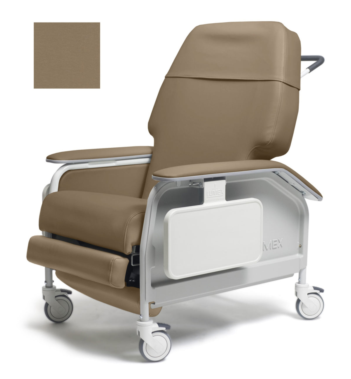 Lumex 587W Extra-Wide Clinical Care Recliner in Taupe