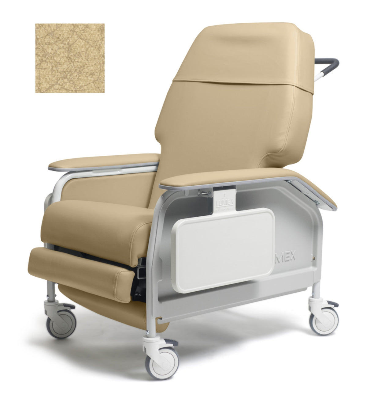 Lumex 587W Extra-Wide Clinical Care Recliner in Gypsum