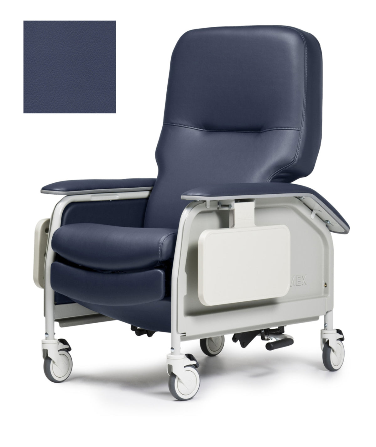 Lumex 566G Deluxe Clinical Care Recliner in Imperial Blue