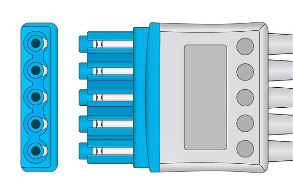 Cables & Sensors Criticare Compatible ECG Leadwire - 1124-A3