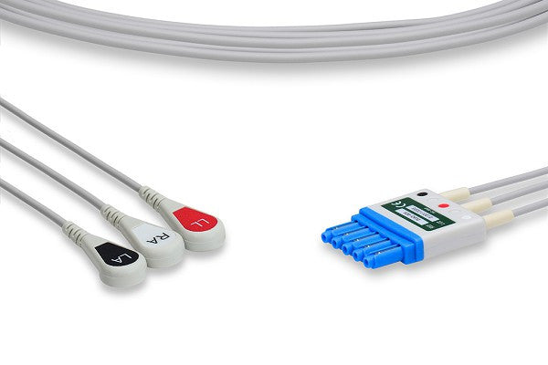 Cables & Sensors Criticare Compatible ECG Leadwire - 1124-A3