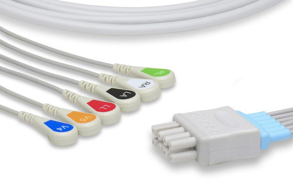 Cables & Sensors Nihon Kohden Compatible ECG Leadwire - BR-916P