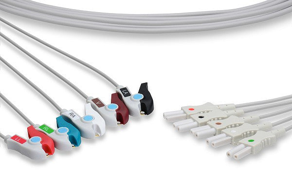Cables & Sensors Spacelabs Compatible ECG Leadwire - 700-0006-10