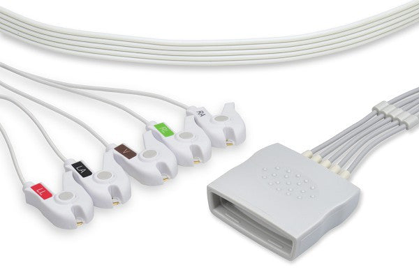 Cables & Sensors Philips Compatible Disposable ECG Leadwire - 989803172031 (Box of 10)