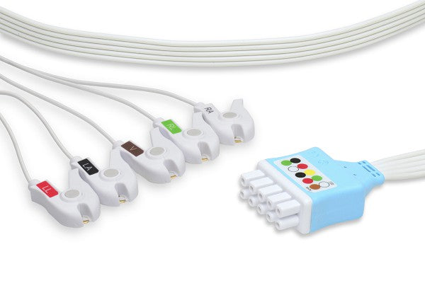 2052104-006 GE Healthcare > Marquette Compatible Disposable ECG Leadwire