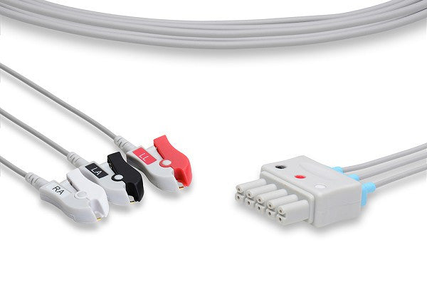 Cables & Sensors Mindray > Datascope Compatible ECG Leadwire - 0012-00-1170 (3-Leads Pinch/Grabber)