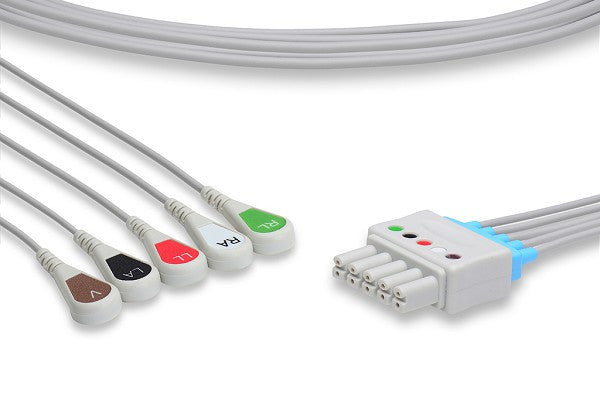 Cables & Sensors Mindray > Datascope Compatible ECG Leadwire - 0012-00-1261-01