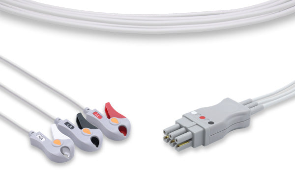 Cables & Sensors Datex Ohmeda Compatible ECG Leadwire - 545317-HEL