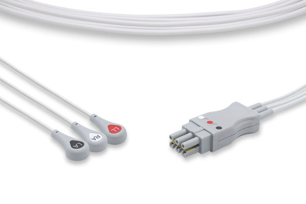 Cables & Sensors Datex Ohmeda Compatible ECG Leadwire - 545327-HEL
