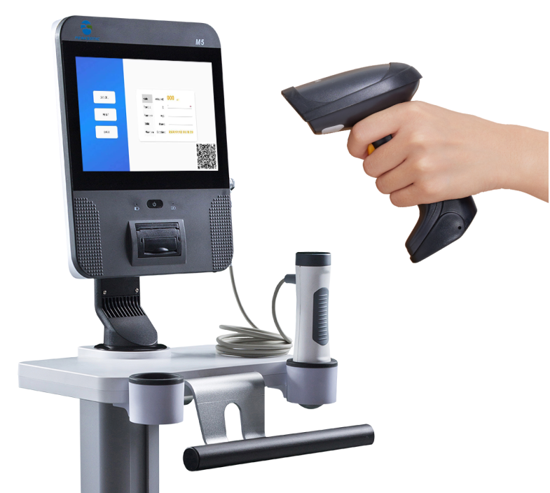 MDPro M5 bladder scanner touchscreen display