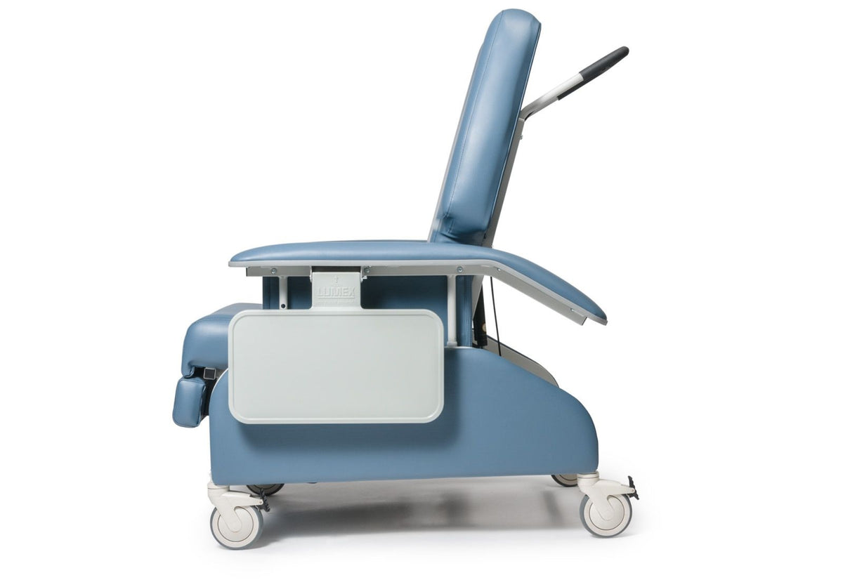 Lumex 587WD Extra-Wide Drop-Arm Clinical Care Recliner