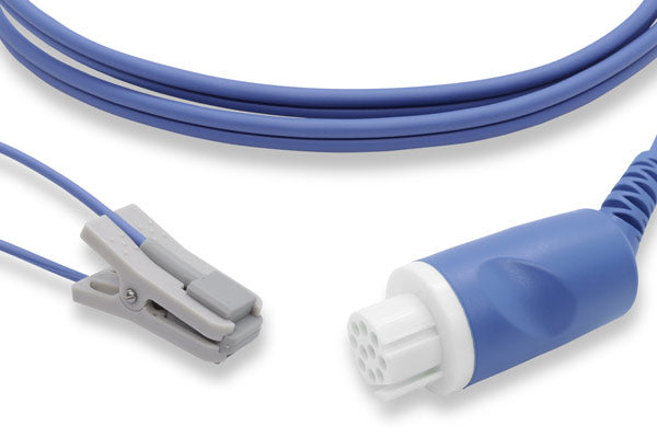 Cables & Sensors Datex Ohmeda Compatible Direct-Connect SpO2 Sensor - OXY-E4-N (Adult Ear Clip)