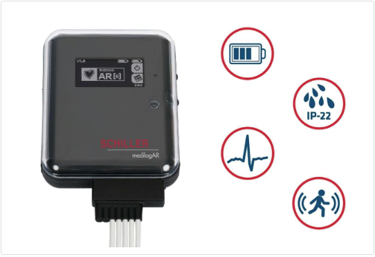Schiller medilog® Holter System - ECG Holter Package (7-Leads)