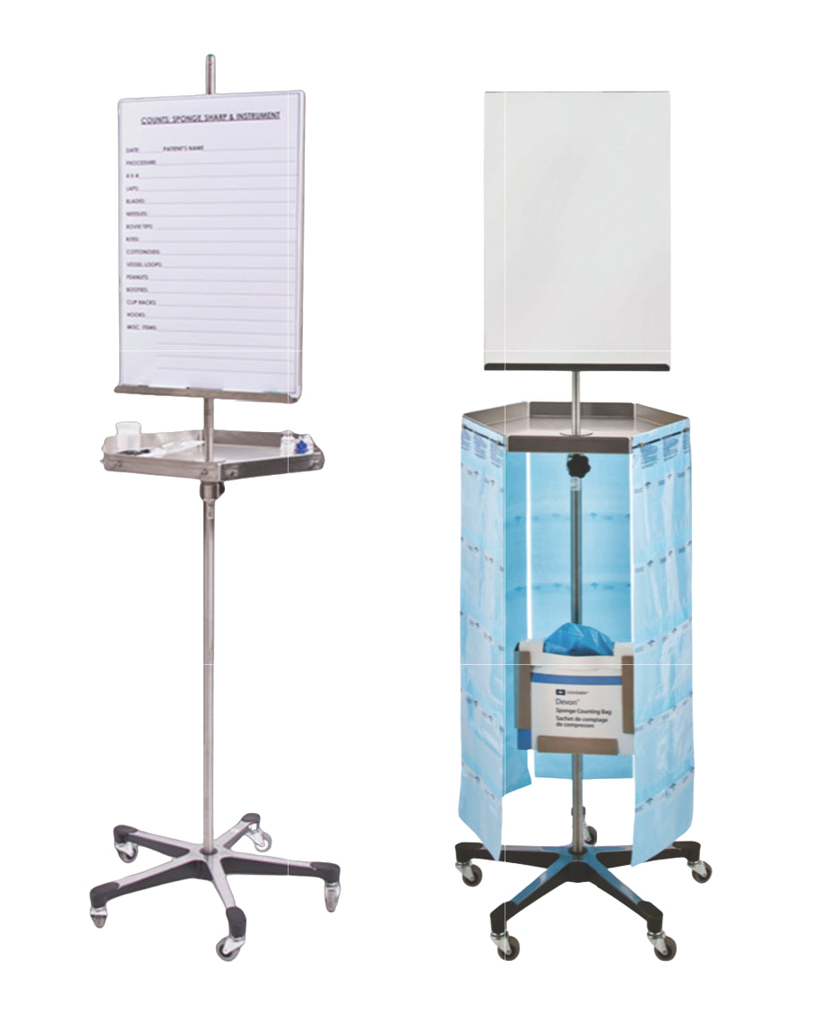 Blickman SmartCount Sponge Stand 2686SS with sponge count bags