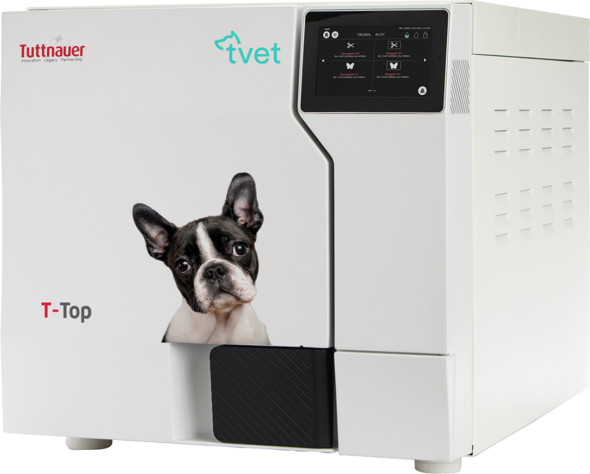 Tuttnauer veterinary autoclave in clinic