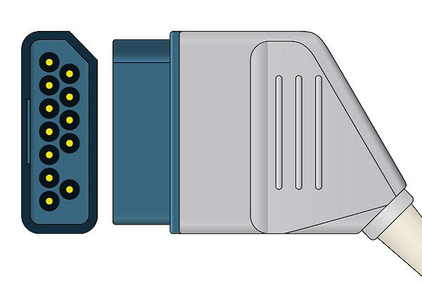 Cables & Sensors Nihon Kohden Compatible ECG Trunk Cable - JC-906PA