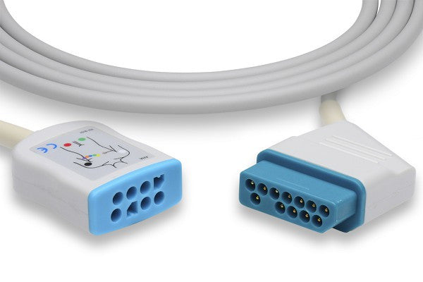 Cables & Sensors Nihon Kohden Compatible ECG Trunk Cable - JC-906PA