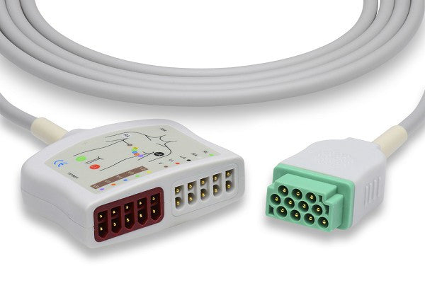 Cables & Sensors GE Healthcare > Marquette Compatible EKG Trunk Cable - 2017006-001