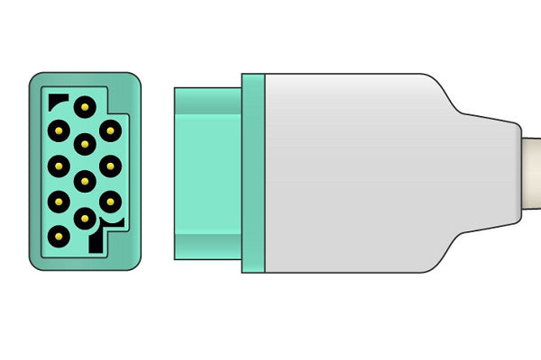 Cables & Sensors GE Healthcare > Corometrics Compatible ECG Trunk Cable - 1442AAO