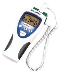 Welch Allyn SureTemp Plus Electronic Thermometer (Model 692) with Soft Case, OralProbe and Well (01692-MC)