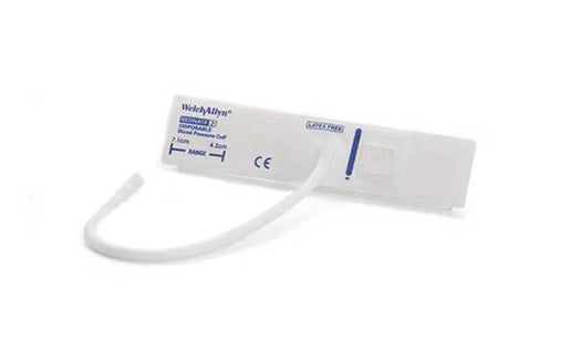 Welch Allyn Neonatal Disposable Blood Pressure Cuff – Neonate Size 2, 1-Tube, Luer Slip – 10/Box (5082-102-1)
