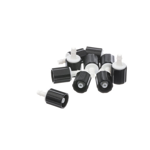 Welch Allyn Female Screw-Type Connector, 1/8 in. Hose Barb, Plastic (5082-175)