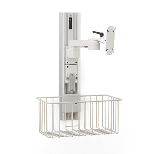 Welch Allyn Connex Spot Monitor GCX Wall Mount – VESA Wall Channel with Basket (7000-GCX)